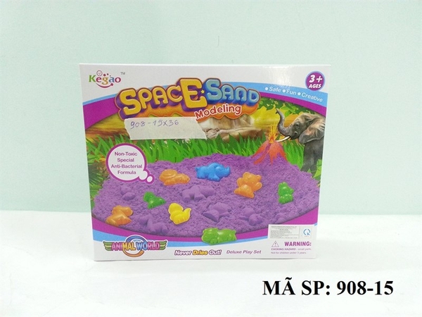 908-15 HỘP ĐẤT SÉT CÁT NẶN THÚ ( NGỰA, VOI, GẤU, SƯ TỬ)