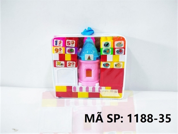 1188-35 TÚI RÁP BALO LÂU ĐÀI 58 MIẾNG Blocks