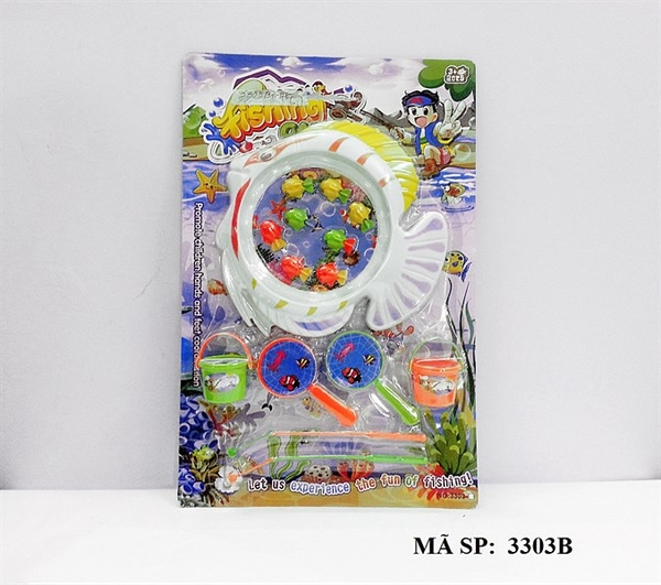 3303B VĨ CÂU CÁ PIN 2 CẦN 8C + 2 VỢT + 2 THÙNG