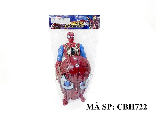 CBH722 TÚI SN 1T PIN AVENGER NGƯỜI NHỆN + MẶT NẠ ( SPIDER MAN)