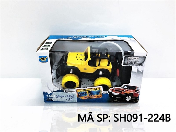 SH091-224B HỘP XE JEEP ĐỊA HÌNH ĐK 7 Đ.TÁC, KHÔNG SẠC TL 1:43 Cross-Country SH091-224, SH091-226, WL-20, WL-27