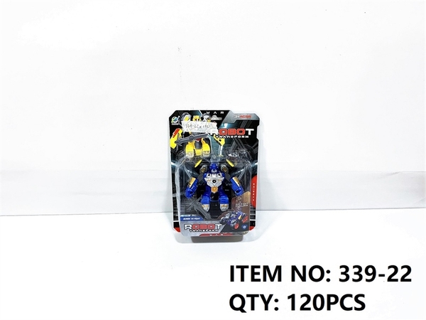 339-22 VỈ RÁP ROBO BIẾN HÌNH XE MOTO 4 BÁNH