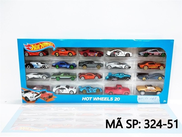 324-51 HỘP XE HƠI SẮT TRỚN 20C Hot Wheels