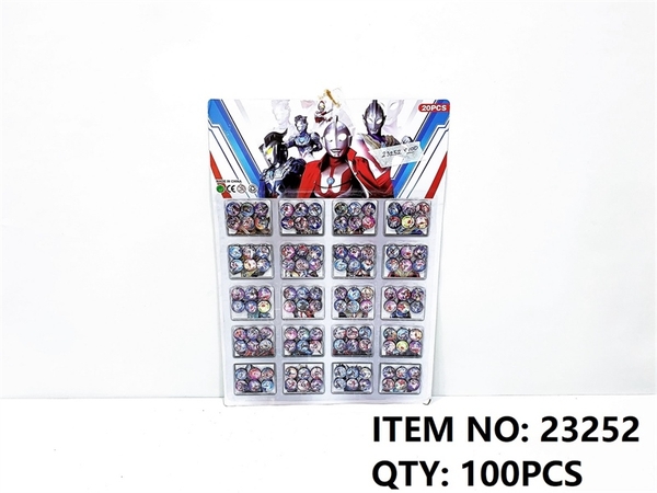 23252 VỈ 20 BỘ 6 VIÊN NAM CHÂM DẸT SIÊU NHÂN ĐIỆN QUANG