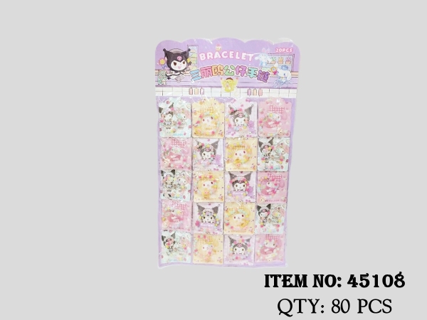 45108  TÚI VỈ 20C VÒNG TAY HẠT SANRIO