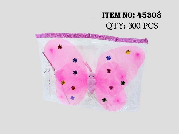 45308  TÚI CÁNH BƯỚM THIÊN THẦN CÓ ĐÈN, GẬY, CÀI TÓC (OPP)