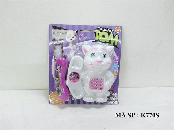 K770S VỈ ĐIỆN THOẠI BÀN PIN MÈO TOM