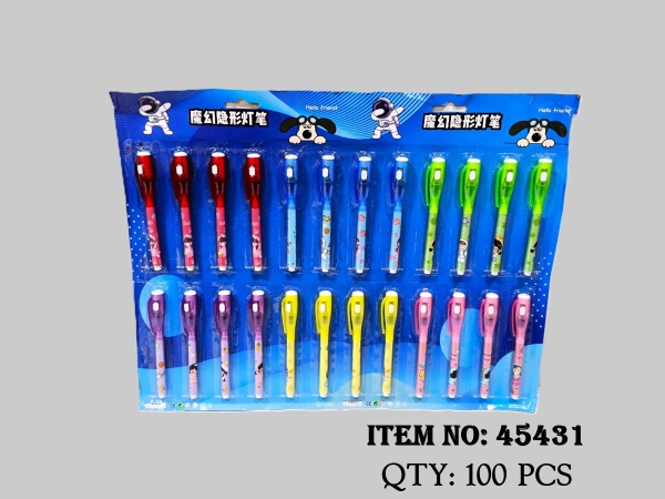 45431  VỈ 24 CÂY BÚT DẠ QUANG TÀNG HÌNH PHI HÀNH GIA