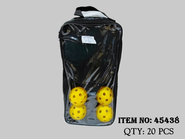45438  TÚI SIMILI VỢT BÓNG BÀN + 4T BANH PICKLEBALL