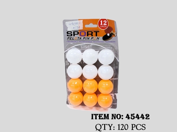45442  VỈ BÓNG BÀN 12 TRÁI