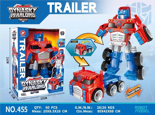 455  HỘP RÁP ROBO BIẾN HÌNH XE CONTAINER