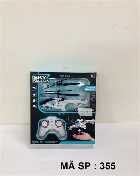 355 HỘP MÁY BAY TRỰC THĂNG ĐK TRÊN KHÔNG, 2 TẦNG, 3 ĐỘNG TÁC, KHÔNG SẠC, CẢM ỨNG TAY SKY FALCON