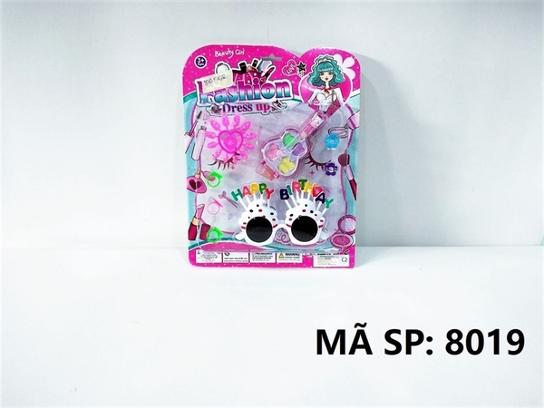 8019 VĨ TRANG ĐIỂM PHẤN ĐÀN, MÓNG TAY, MẮT KIẾNG, NHẪN Fashion Dress up