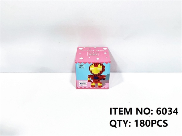 6034 HỘP LOGO RÁP 3D AVENGERS 455 MIẾNG NGƯỜI SẮT IRON-MAN YP6034