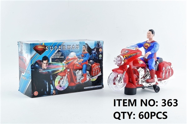 363 HỘP XE MOTO PIN SUPER MAN CÓ NGƯỜI