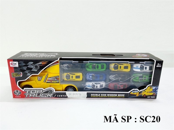 SC20 HỘP XE CÔNG TRÌNH TRỚN CHỞ 10C XE HƠI SẮT