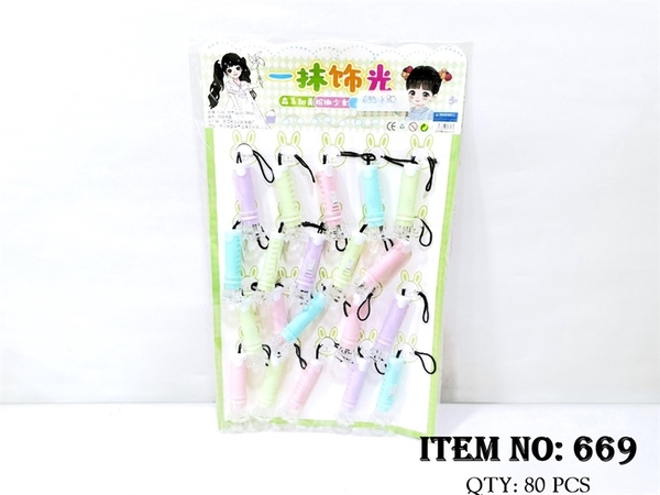 669 TÚI VỈ 20C ĐÈN PIN NHỰA