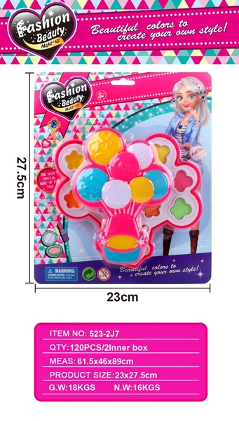 523-2J7  VỈ PHẤN TRANG ĐIỂM 2 TẦNG BONG BÓNG