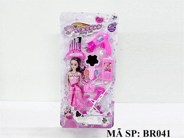 BR041 VỈ ÉP BABY 1C + XE ĐẦY + PHẤN TRANG ĐIỂM + ĐT + MÁY SẤY + MÁY CHỤP HÌNH