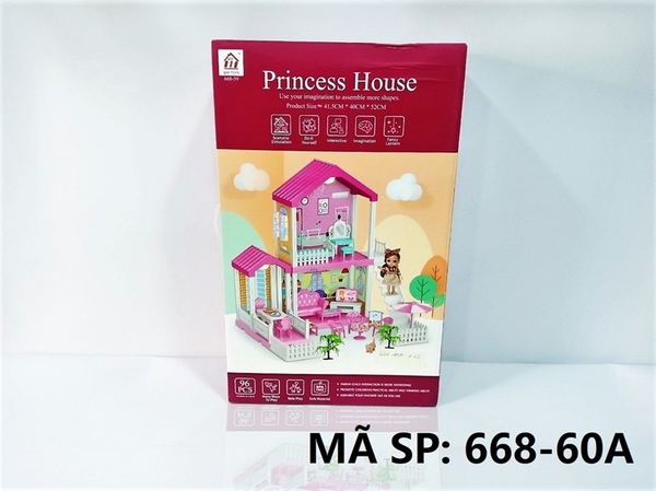 668-60A HỘP NỘI THẤT NHÀ BABY 96 MIẾNG Princess House 668-59