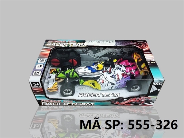 555-326 HỘP XE ĐUA FI ĐK 7 Đ.TÁC, KHÔNG SẠC Racer Team