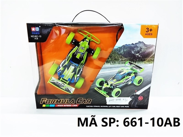 661-10AB HỘP XE ĐUA F1 ĐK 7 Đ.TÁC, CẦN GẠT XOAY, CÓ SẠC TL 1:20 Formula Car