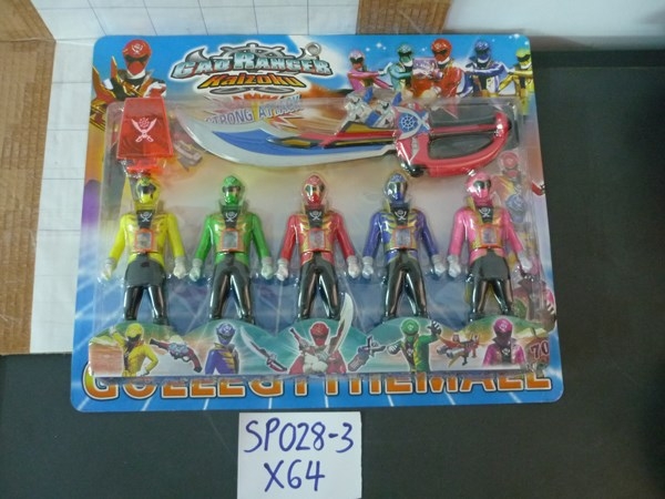 SP028-3 VỈ SIÊU NHÂN 5T HẢI TẶC + TAY CẦM