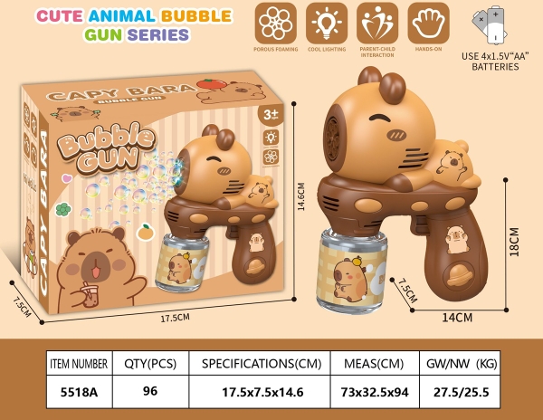 5518A  HỘP CÂY PHUN XÀ BÔNG PIN CHUỘT LANG NƯỚC