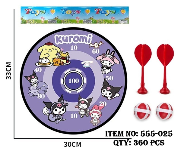 555-025  TÚI PHI TIÊU SANRIO + 2 HÍT + 2 BANH