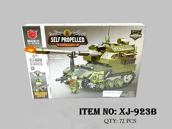 XJ-923B HỘP LOGO RÁP XE TĂNG 312 MIẾNG XJ-BLOCK