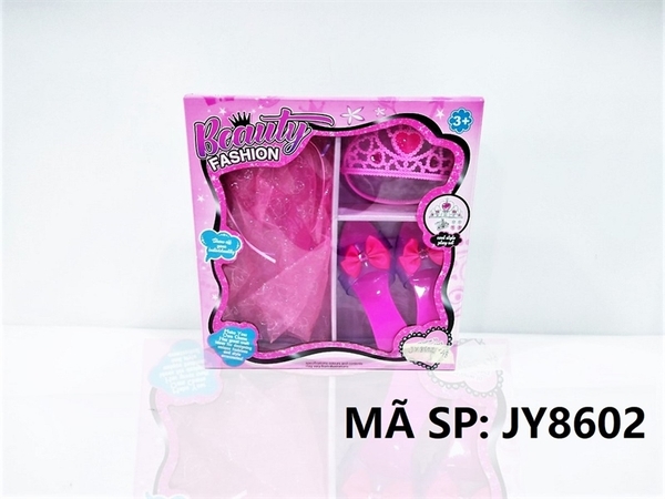 JY8602 HỘP TRANG ĐIỂM VƯƠNG MIỆN, GUỐC, VÁY VOAN Beauty Fashion