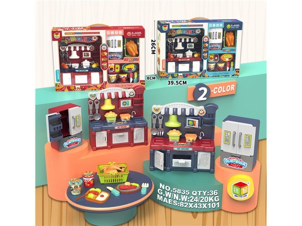 5835  HỘP KỆ BẾP LÒ NƯỚNG, TỦ LẠNH, RỔ SIÊU THỊ, GÀ