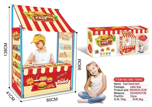 995-7054C HỘP LỀU QUẦY THỨC ĂN NHANH