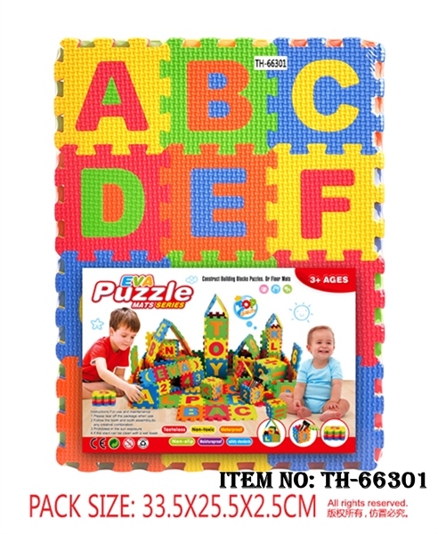 TH-66301 BỘ MÚT GHÉP LÓT SÀN CHỮ CÁI 36 MIẾNG