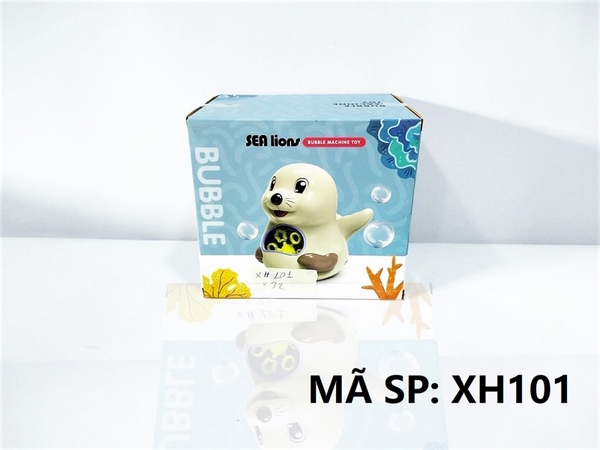 XH101 HỘP XÀ BÔNG PIN SƯ TỬ BIỂN Sea Lion Bubble