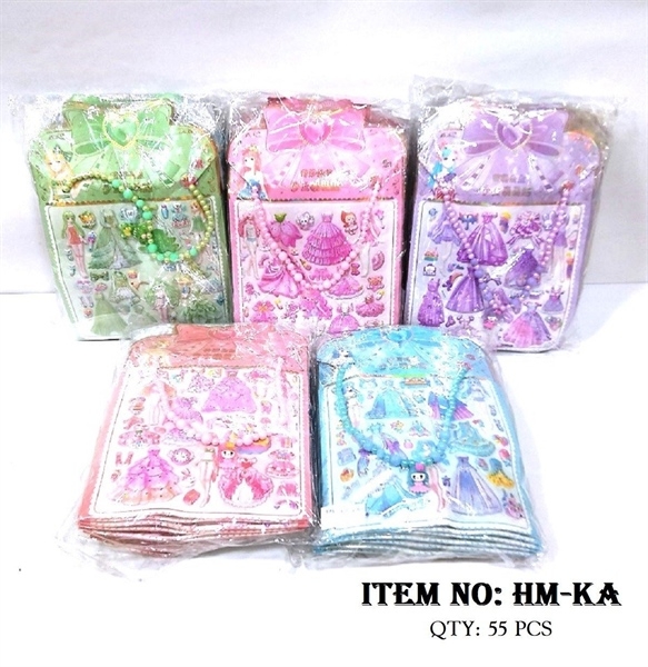 HM-KA BỘ 10 TÚI MIẾNG DÁN NỔI THIẾT KẾ THỜI TRANG ĐỦ MẪU + DÂY CHUYỀN (OPP)