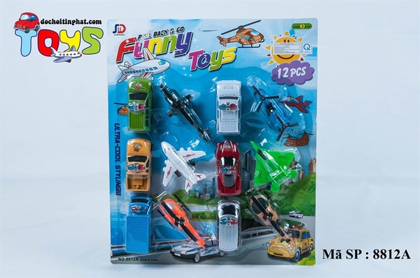 8812A VĨ XE TRỚN + MBAY LÍNH 12C