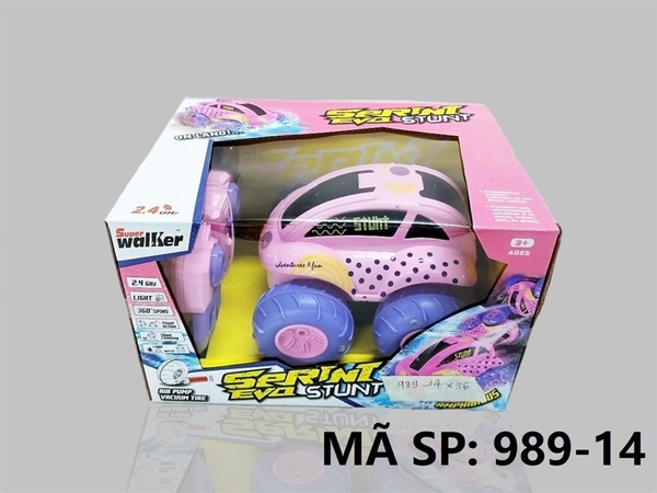 989-14 HỘP XE ĐỊA HÌNH ĐK 7 Đ.TÁC, CHẠY NƯỚC, CÓ SẠC, XOAY 360 ĐỘ Serint Evq Stunt 989-14, 989-14B