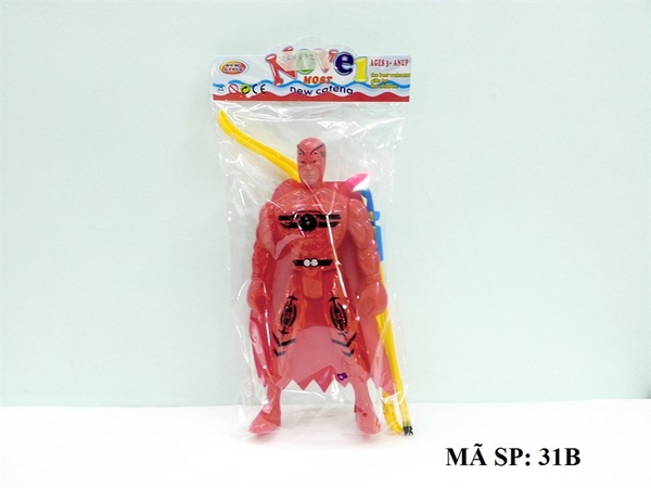 31B TÚI SIÊU NHÂN 1T PIN AVENGER + C_+ 3 HÍT ( ĐỎ)