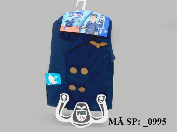 _0995 TÚI ÁO PHI CÔNG + NÓN (CƠ TRƯỞNG) (LE SHENG)