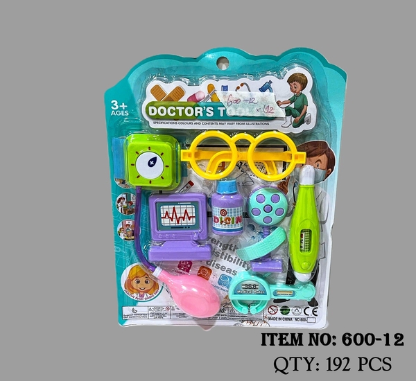 600-12  VỈ BÁC SĨ, MÁY ĐO HUYẾT ÁP, MẮT KIẾNG, NHIỆT KẾ
