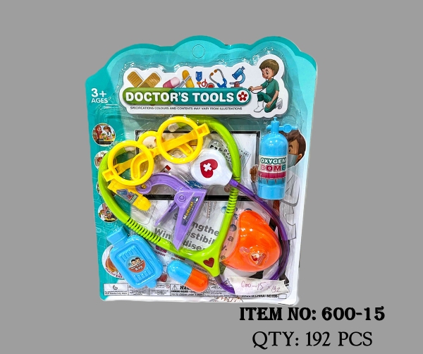 600-15  VỈ BÁC SĨ TAI NGHE, MẮT KIẾNG, THUỐC, BÌNH OXY