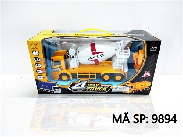 9894 HỘP XE CT TRỘN ĐK 7 Đ.TÁC, KHÔNG SẠC, TL 1:24 (4 WAY TRUCK) 9895, 9896, 9897