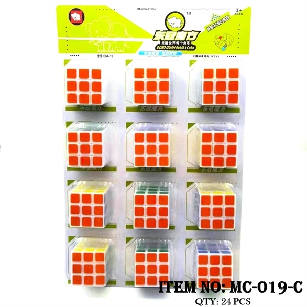 MC-019-C VỈ 12C RUBIC 3x3x3 (5.3x5.3 cm)