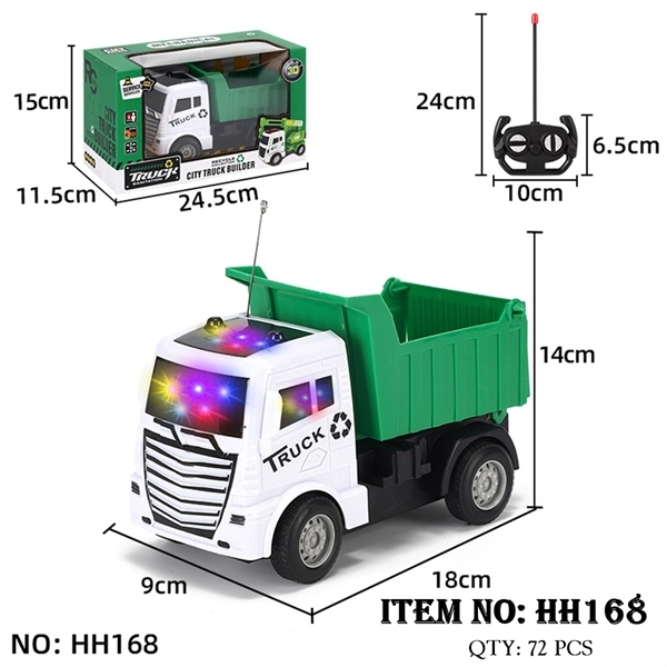 HH168 HỘP XE CÔNG TRÌNH BEN ĐIỀU KHIỂN 7 ĐỘNG TÁC, KHÔNG SẠC