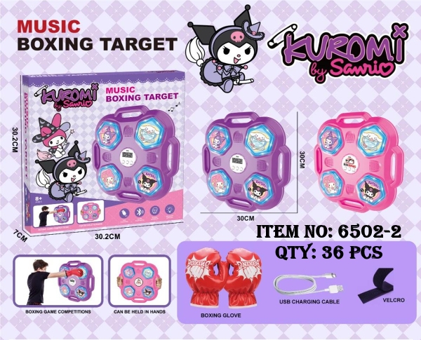 6502-2  HỘP ĐẤM BỐC BOXING PIN SANRIO + SẠC USB