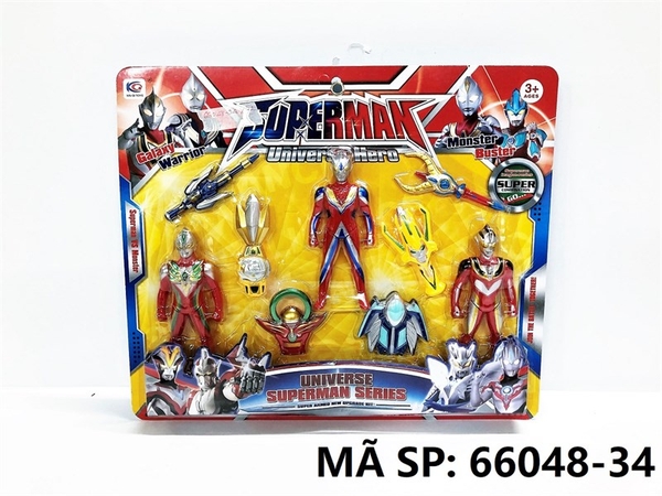 66048-34 VĨ SN 3T ĐIỆN QUANG + 6C VK Super Man