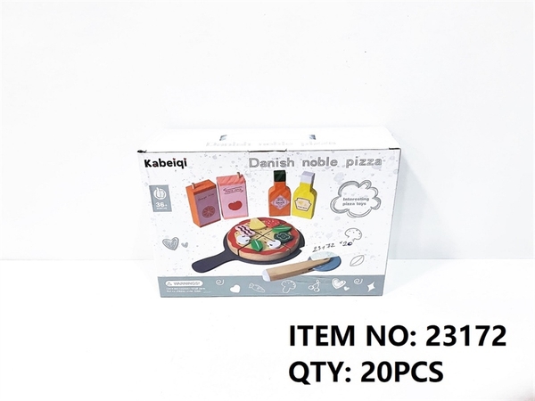 23172 HỘP BẾP BÁNH PIZZA GỖ