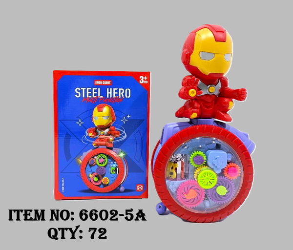 6602-5A  HỘP NGƯỜI SẮT ĐỨNG BÁNH XE BÁNH RĂNG PIN