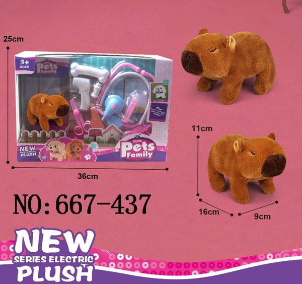 667-437  HỘP BÁC SĨ TAI NGHE + 1C XƯƠNG + 1C CHUỘT LANG NƯỚC